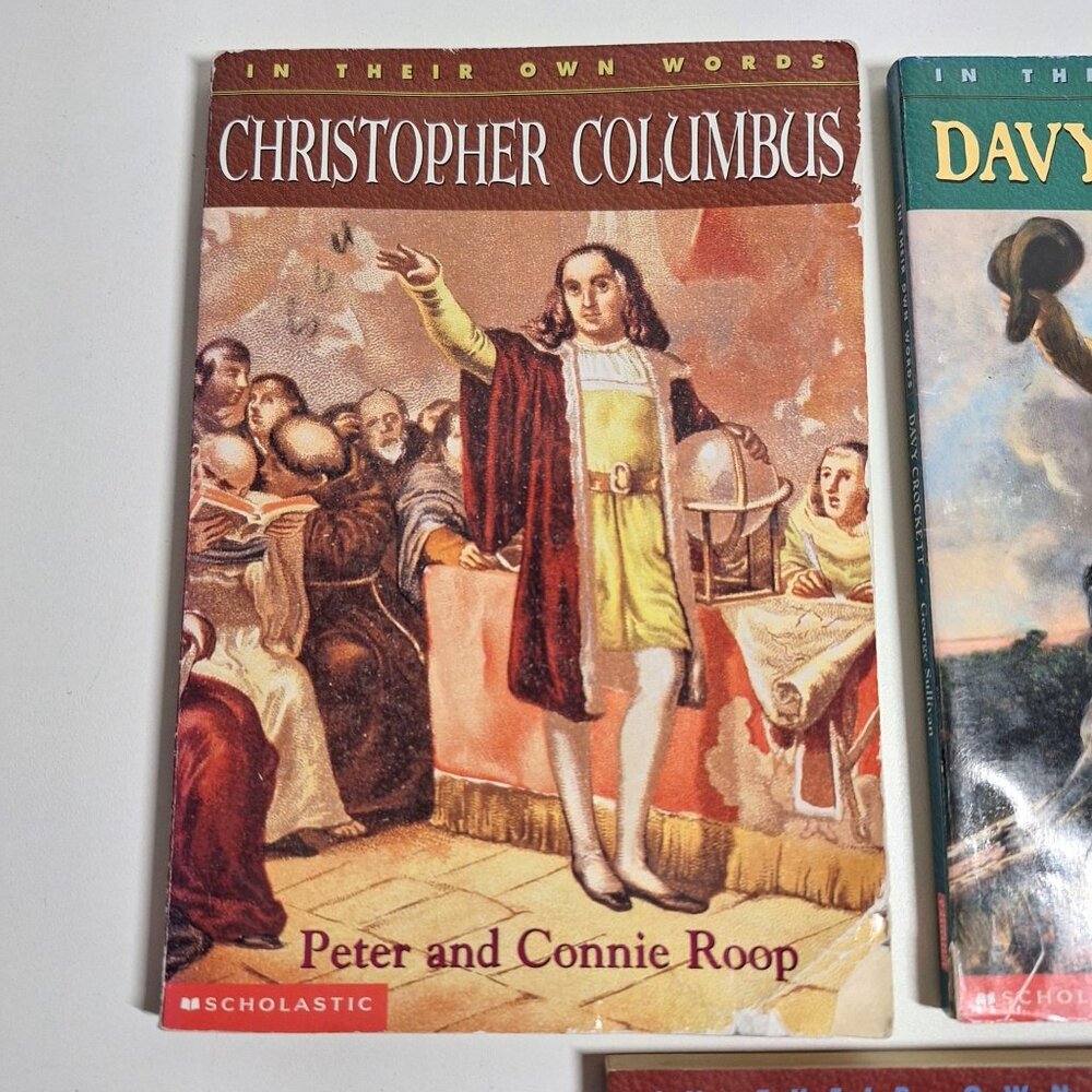 In Their Own Words Biographies Scholastic 7 Chapter Book Lot Revere Franklin - Picture 7 of 10